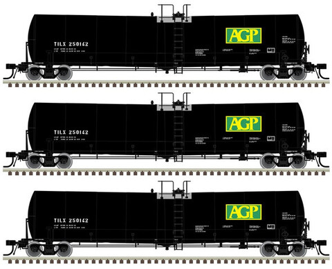Вагоны цистерны AGP TILX 25,500 Gallon 3шт.