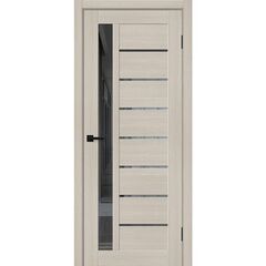 Купить Межкомнатная дверь экошпон Bravo-27.Л Cream Melinga / Mirox Grey