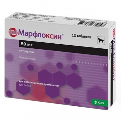 Марфлоксин 80 мг   12 таб.