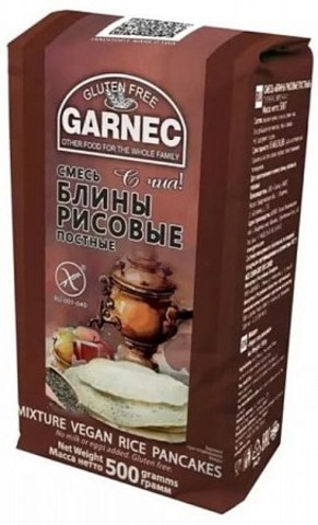 Garnec Смесь Блины рисовые постные 500 гр