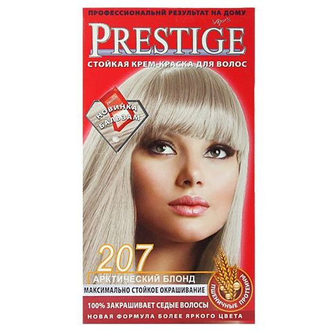 Краска для волос Prestige 207 - Арктический блонд, 50/50 мл.