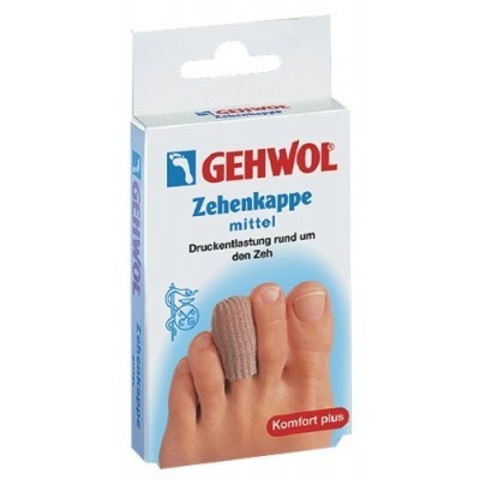 Gehwol (Геволь) - Супинаторы Гель-полимер: Защитный колпачок на палец (Zehenkappe mittel), 1шт