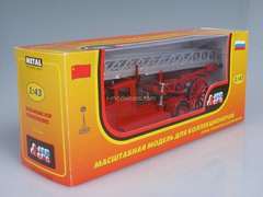 ZIS-11 Metz Automotive Fire ladder removable LOMO-AVM 1:43