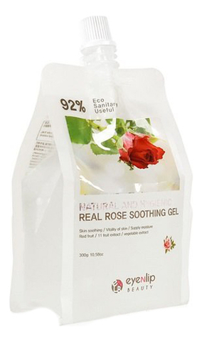 Eyenlip Гель для тела увлажняющий Natural And Hygienic Real Rose Soothing Gel