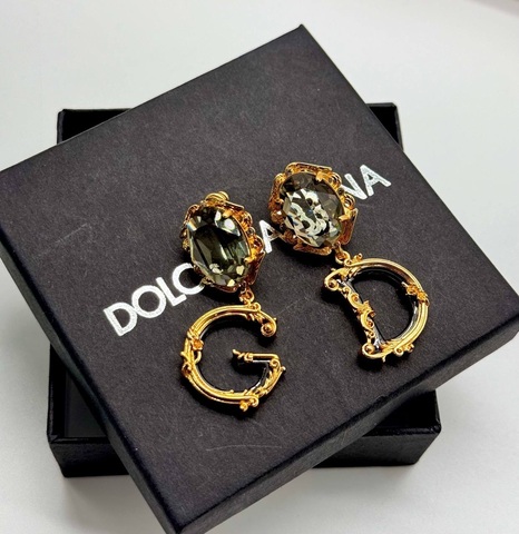 Серьги клипсы D&G