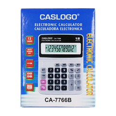 
          Калькулятор настольный Caslogo 12 Bit, LCD, 14.4*11.2*3 см, серый