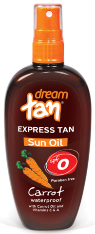 Масло для быстрого загара SPF 0 с каротином Dream Tan 150 мл