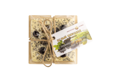 Шоколад Белый с Ягодой, орехом и добавлением семян, 50г.