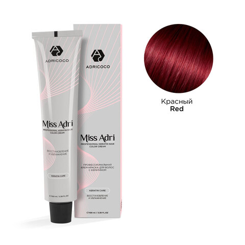 Крем-краска для волос ADRICOCO корректор Красный 100 мл