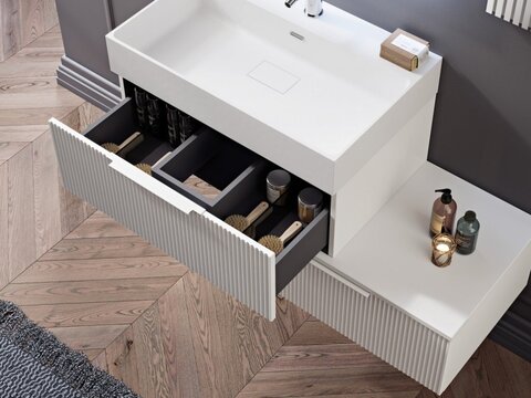 Cezares 50263 Раковина из искусственного мрамора 50263 Bianco, 91x45x11,5