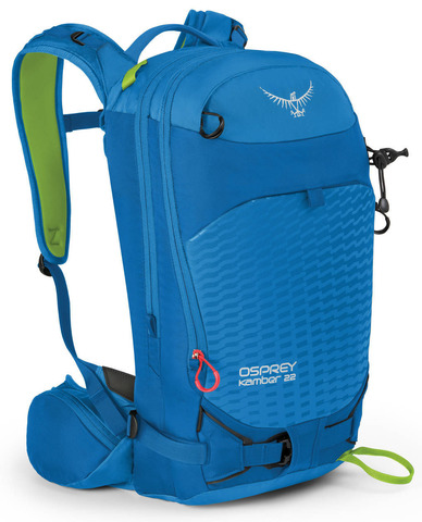 Картинка рюкзак горнолыжный Osprey Kamber 22 Cold Blue - 1