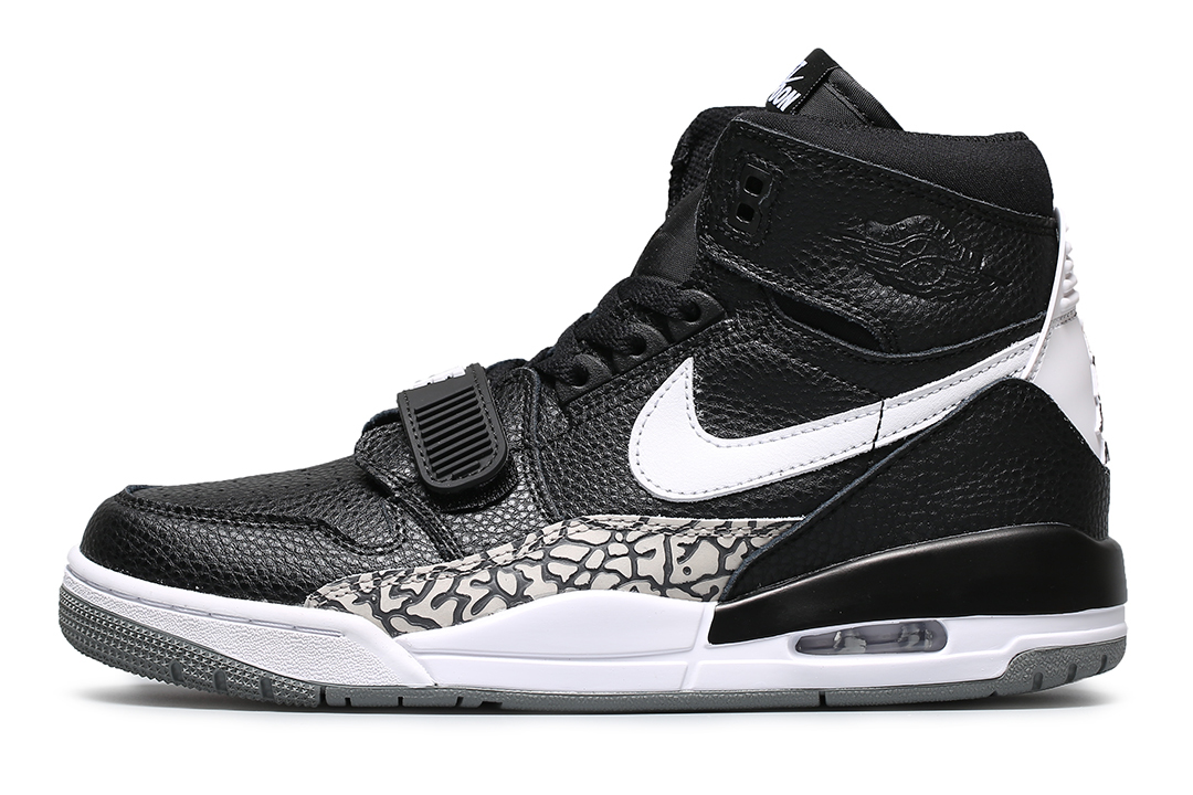 air jordan legacy 312 black and white