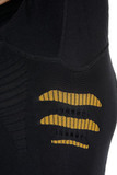 Премиальная Терморубашка X-Bionic Ski Touring Evo UW LG SL V-Neck Black-Yellow Sunshine мужская