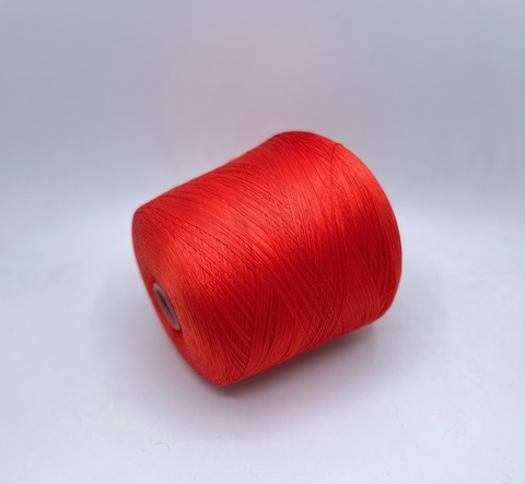 для Missoni (пр.Италия),3/40 1333м/100гр,100%Хлопок, цвет-Огненно-оранжевый, арт.29007