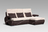 Угловой диван-кровать "Магнат" (ткань № 1, 2 категория), Блисс-мебель