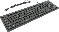 Клавиатура OKLICK Keyboard 520M2U Black <USB> 104КЛ  +2xUSB port  <1061587>