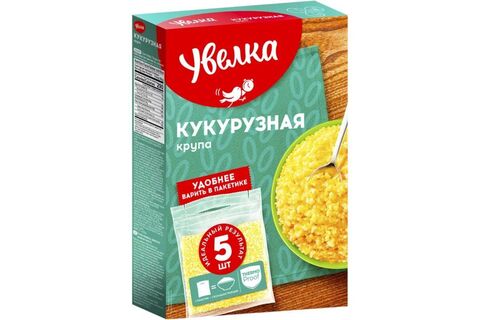 Крупа Увелка Кукурузная вар/пак 5х80г 400г, шт