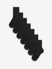 Носки хлопковые для мальчика Next U30-950, 7 шт., Черный