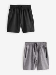 Шорты спортивные для мальчика Next Q94-486, 2 шт., Черный, Серый