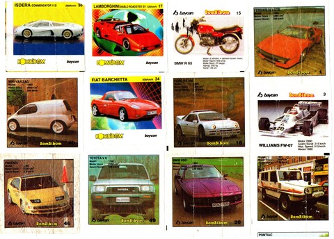 Набор из 17 вкладышей BomBibom baycan без повторов. по номерам 1, 3, 12, 15, 16, 17, 20, 34, 36, 40, 46, 49, 55 - 2 разные, 58, 59, 60