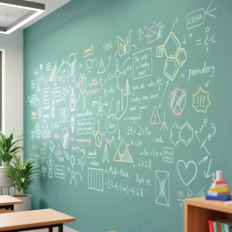 Набор «Магнитно-грифельная классика» — мятный, 4 м²