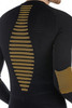 Премиальная Терморубашка X-Bionic Ski Touring Evo UW LG SL V-Neck Black-Yellow Sunshine мужская