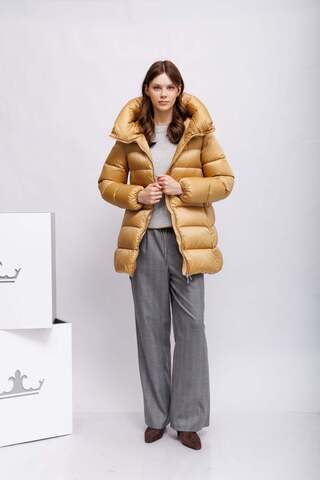 ADD Пуховик фирменной модели с капюшоном