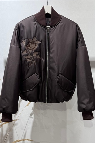 Бомбер BASIC с вышивкой