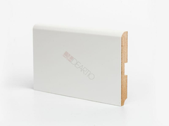 Плинтус МДФ Деартио U 102-120 белый 120х16х2050