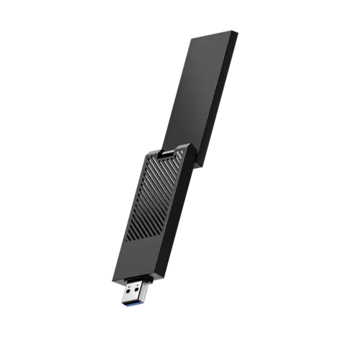 Cudy WU5400 - USB-адаптер Wi-Fi 6E AX5400 с высоким коэффициентом усиления, 2,4/5/6 ГГц, до 5374 Мбит/с, USB 3.0