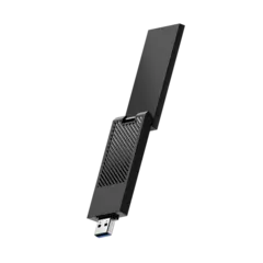 Cudy WU5400 - USB-адаптер Wi-Fi 6E AX5400 с высоким коэффициентом усиления, 2,4/5/6 ГГц, до 5374 Мбит/с, USB 3.0