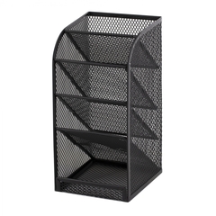 
          Подставка-органайзер д/канцтоваров, Alingar, металлическая, 20,8*10 *9,8 см, 5 отделений, черный