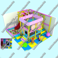 Детский игровой лабиринт «Карамельный мир»