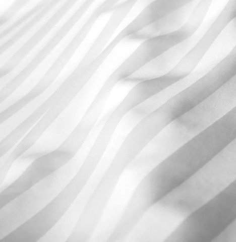 Простыня на резинке 200*90*25 WHITE LINE, сатин