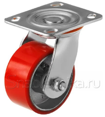 Большегрузная поворотная колесная опора SCp 100 (полиуретан)