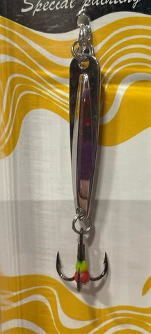 9 Блесна зимняя KDF Minkur 130-8018 2 гр 40 мм цв silver