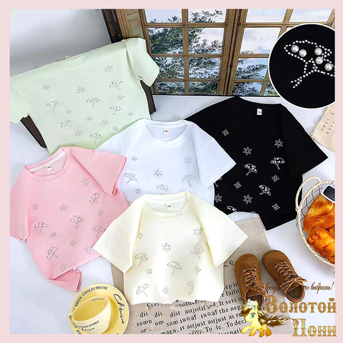 Футболка девочке (2-7) 260319-WQ208