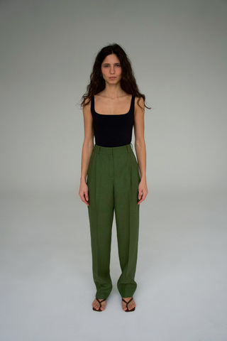 Брюки Модерн со стрелками изо льна 100%