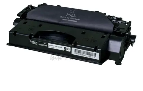 Картридж Sakura CE505X/CF280X для HP, черный, 6900 к.