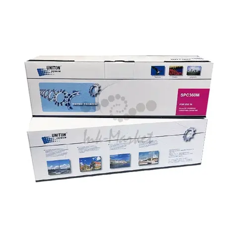 Совместимый картридж UNITON Premium SP360HE для RICOH Aficio SP C360/С361 type красный (5К) GREEN LINE (Eco Protected)