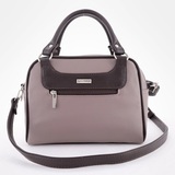 Сумка Саломея 269 наппа тауп + шоколад