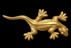 Силиконовый молд № 541 Ящерица большая правая