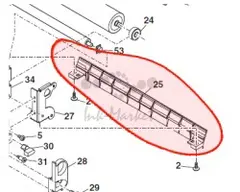 Направляющая оригинал для Sharp ARP350 PGIDM1894FCZZ