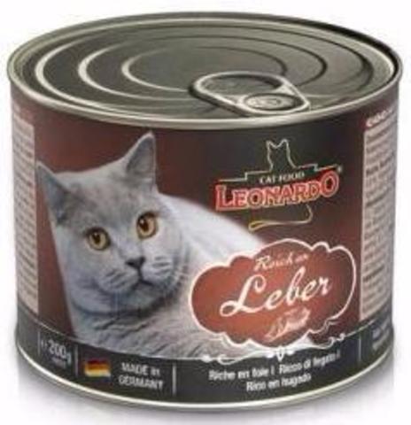 Leonardo консервы для кошек (печень) 200 г