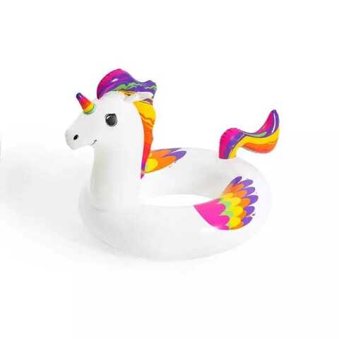 Круг для плавания Fantasy Unicorn 91 см, BESTWAY, 36159, Винил, 10+, Белый, Цветная коробка