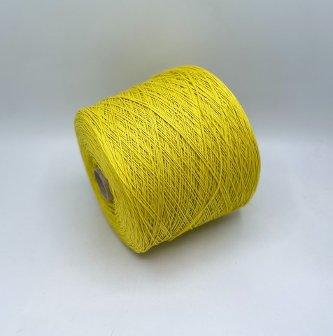 Бобинная пряжа (пр.Италия), art.Cotone, 350м/100 гр. 100%Хлопок, цвет-Мякоть лайма , арт.34752