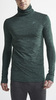Утеплённая беговая рубашка Craft Fuseknit Comfort Green мужская