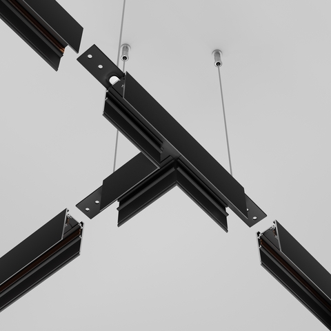 Коннектор Т-образный накладной Maytoni Exility TRA034CT-41B