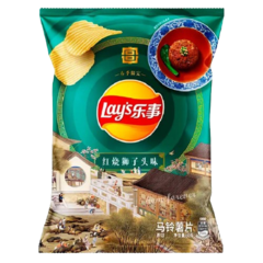 Чипсы Lay's со вкусом шариков из свинины в коричневом соусе
