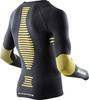 Премиальная Терморубашка X-Bionic Ski Touring Evo UW LG SL V-Neck Black-Yellow Sunshine мужская